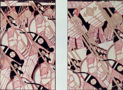 Illustrazione per il Cantico dei Cantici di Robert Burns, I have compared thee O my love to a company of horses in Pharaohs da English School